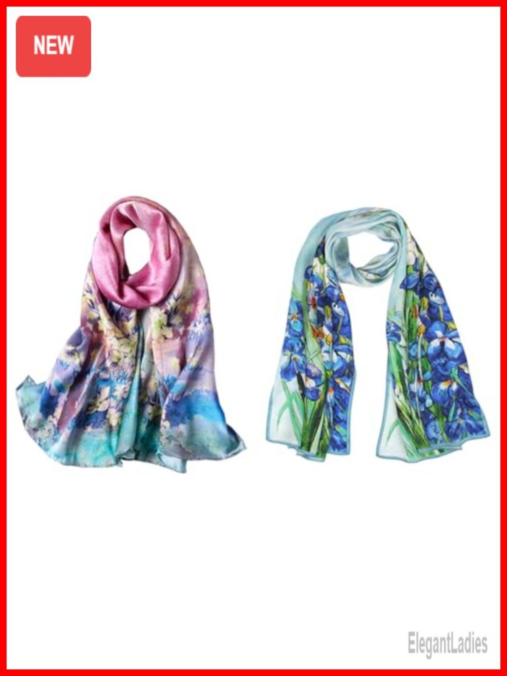 100% Mulberry Silk Long Scarf Women Large Shawl Headscarf Neck Wrap